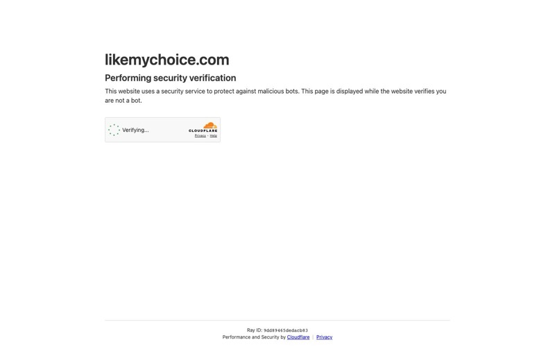 Like My Choice